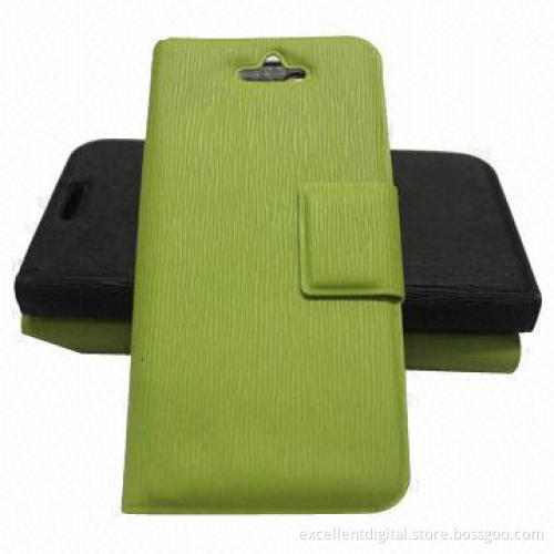 Toothpick Grain PU Leather Phone Cases for iPhone 5, with Card Holder, OEM and ODM Orders Welcomed